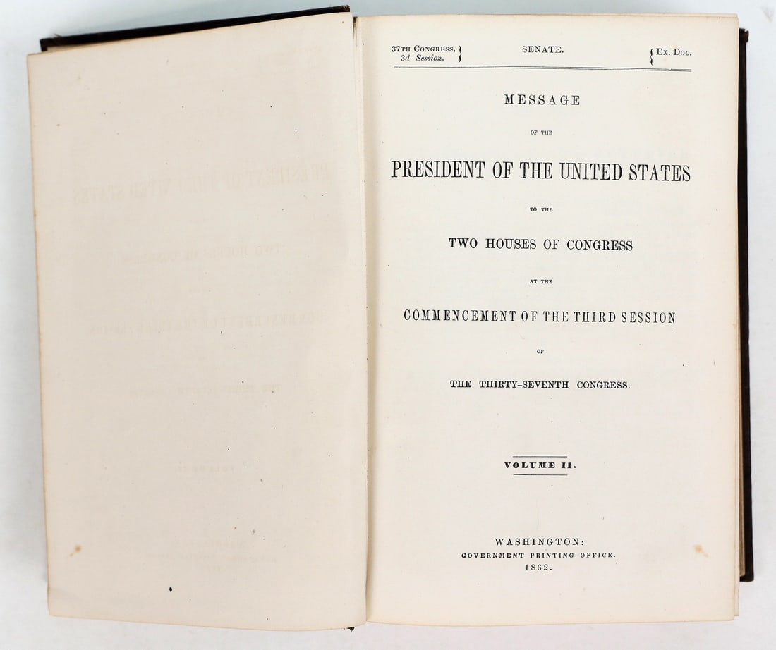 Report Of 3rd Session Of 37th Congress, 1860s [195254] (1 of 3)