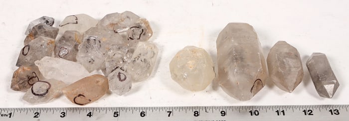Anhydrous Quartz Crystals, Free Floating, Euhedral, 20 [194457]