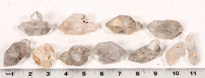 Anhydrous Quartz Crystals, Twined Free Floating Euhedral, 11 [194293]