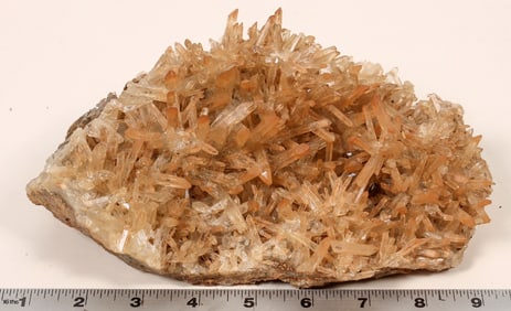 Yellow Quartz Crystal Cluster, Large [194477]