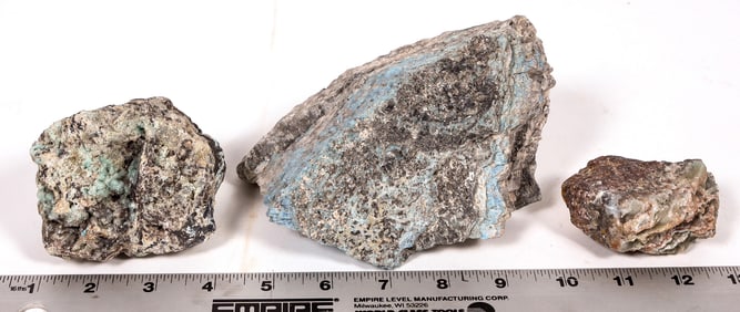 Blue Beryl Specimen Trio [195798]