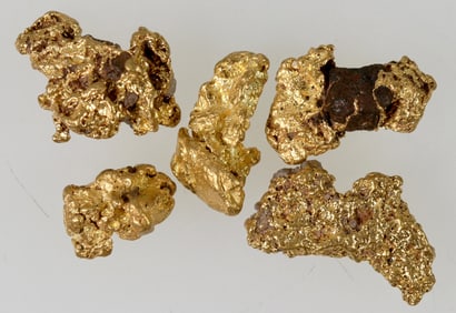 King Tut Placer Mine Gold Nuggets (12.4 grams) [194424]