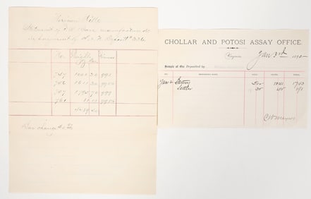 Comstock Assays 1892  (2) [194264]