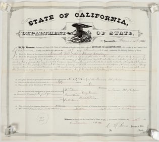 Yosemite Gold & Silver MC Articles of Incorporation [195796]