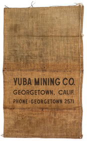 Yuba Mining Company Ore Bag [195609]