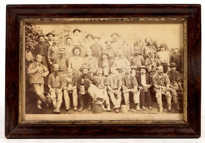 Gold Flat, Nevada County Underground Miners Photograph [195325]