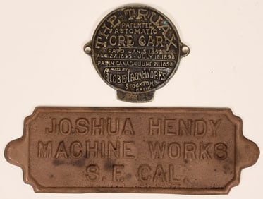 Ore Car & Machine Sign Plates (2) [194501]
