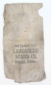Leadville Mine Ore Bag, Gerlach, NV [195606]