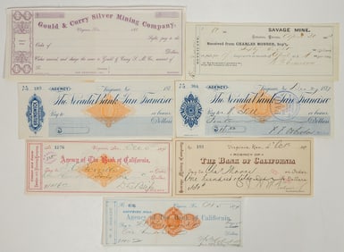 Comstock Mining & Mill Check Collection incl. RN [192903]
