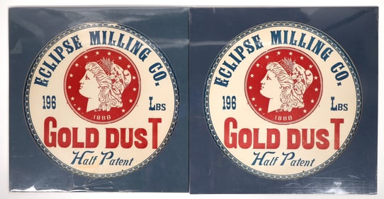 Eclipse Milling Company "Gold Dust" Signs (2) [194683]