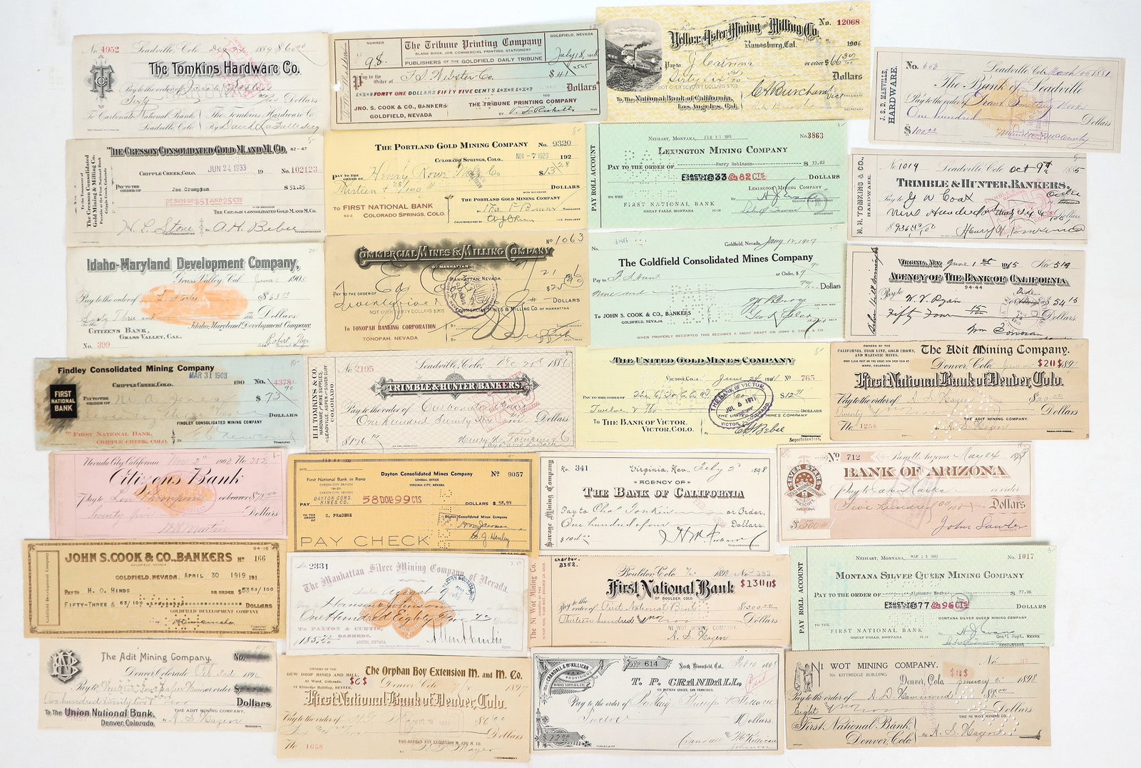 Mining Check Collection, 28 Different [195433] (1 of 1)
