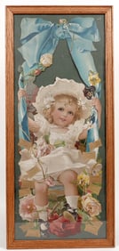 Little Girl Calendar From 1906 [194917]