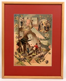 Framed Americana Workers Art Print [194417]