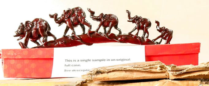 Resin 5 Elephant Train, 12 Sets [196234]
