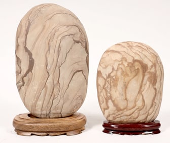 Banded Picture Rock View Stones (2) [194375]