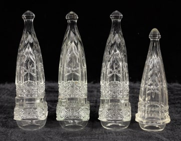 Car Vases, 3 Matched Plus Another [194891]