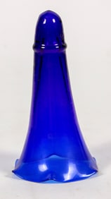 Car Vase, Cobalt, Outward Lip [195836]