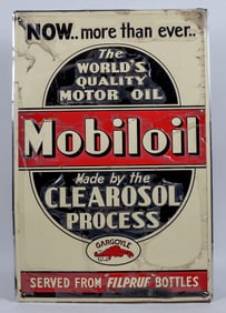 Mobil Oil Gargoyle Porcelain Sign [196694]