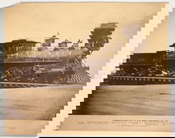 CPRR Mammoth Plate Photo of Engine 229, 1882  [196902]