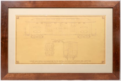 Baggage Car Engineer Drawing [194671]