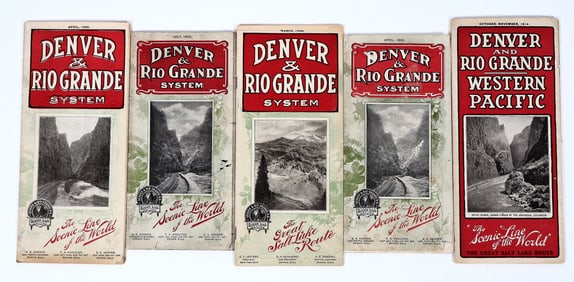 Denver & Rio Grande RR Timetables (5) [196371]