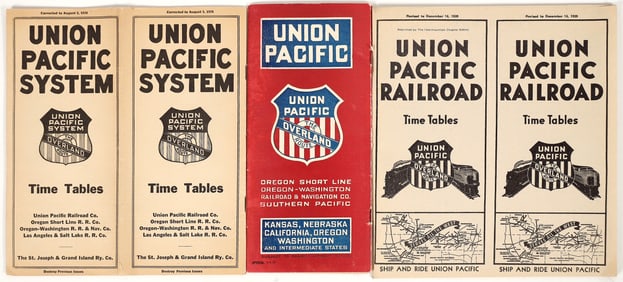 Union Pacific Railroad Ephemera (3) [196364]