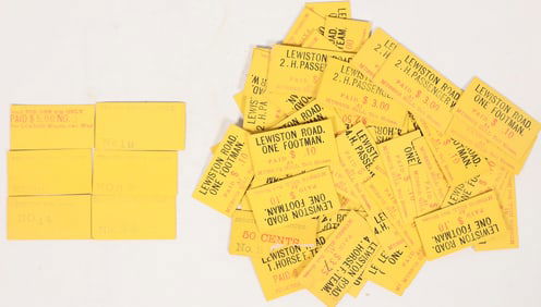 Weaverville & Shasta Toll Road Tickets [195989]