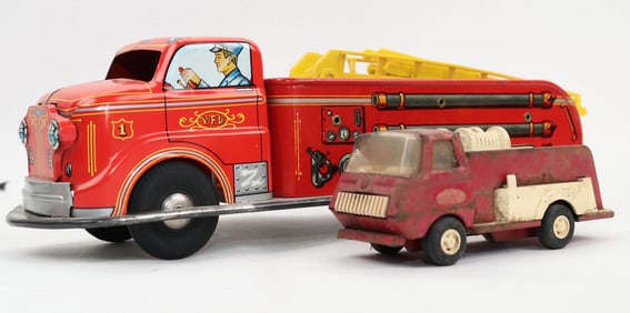 Bright Fire Engine and Tonka Truck [197022]