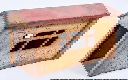 Antique Turner Toys Pressed Steel Garage RARE [183558]