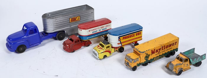 Collection of Pressed Steel Trucks [196940]