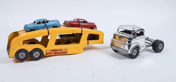 Structo Car Hauler Pressed Steel [183551]