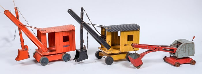 Steel Pressed Vintage Steam Shovels [183547]