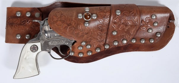 Hubley Western Cap Gun with Single Holster [196329]