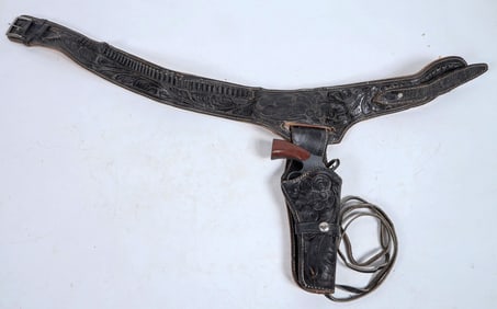 Mismatched Rugged Western Toy Gun & Holster [197026]