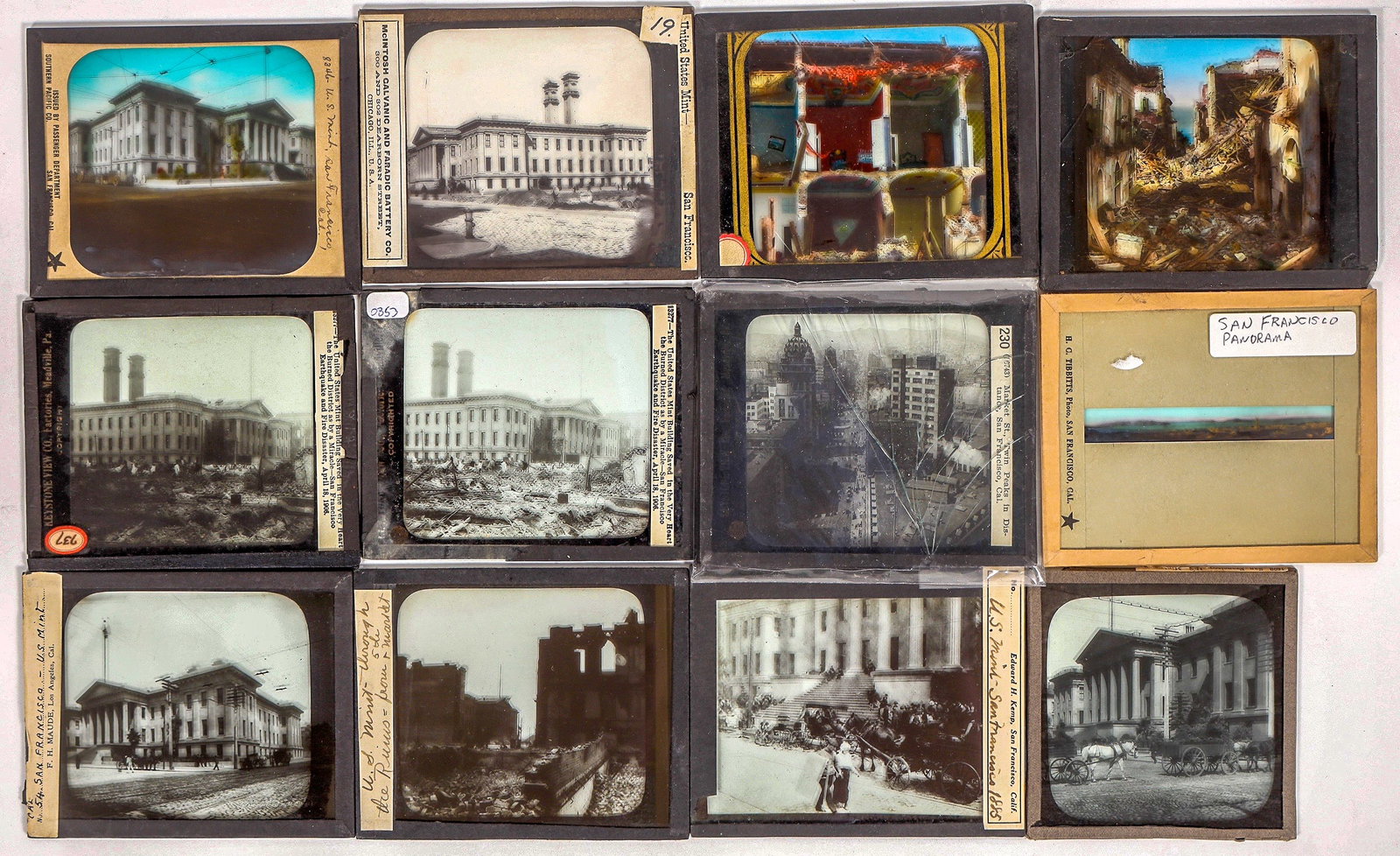 San Francisco Mint Glass Slides [194846] (1 of 3)