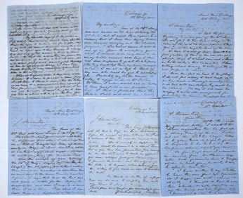 Dahlonega Mint Supt Patton Letter Group, 1854-5 [196513]