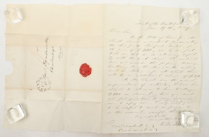 Mint Director Patterson Letter re Rumford Medal, 1839 [196738]