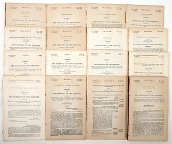 U.S. Treasury Reports to Congress on Finances 1837-1857 [196468]