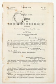 Treasury Report on Foreign Gold and Silver Coin 1850 [195190]