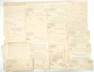 U. S. Treasury Bonds Correspondence 1870s [196644]