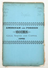 Bangs & Co. Coin Catalog 1882 [196645]