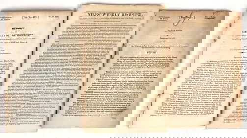 21st Congress Debating Silver Coinage 1831 [195516]