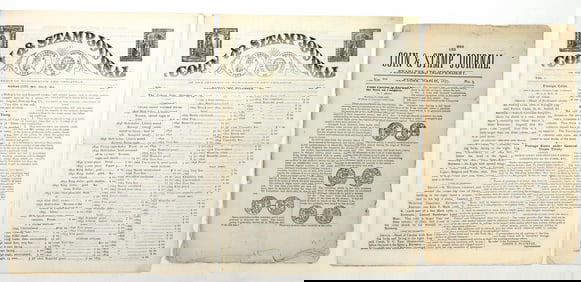 Coin & Stamp Journals (3) 1875 & 1877 [196459]