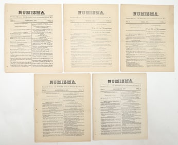 Numisma Volume Two: Five issues 1878 [196450]