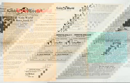 First Issue of Coin World: March 1960 [194768]