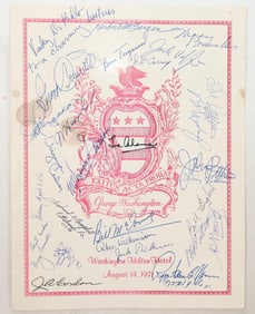 ANA 1971 Banquet Autographed Program [196641]