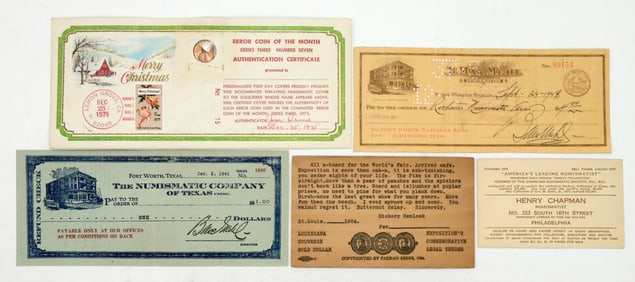 Coin Dealer Ephemera [196785]