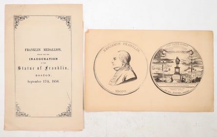 Description of the Medallion for the Franklin Statue [196792]