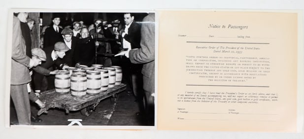 Gold Shipped to France Photo 1937 [195269]