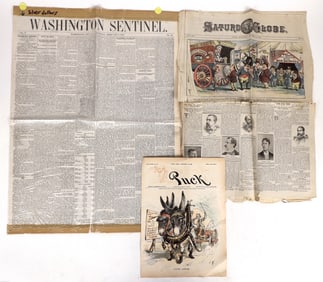 Silver Dollar Newspaper Stories (3) [195518]